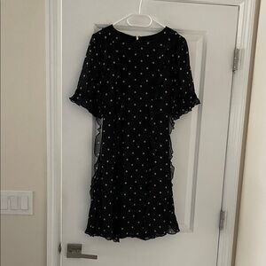 Tommy Hilfiger Black Dress with White Polka Dots